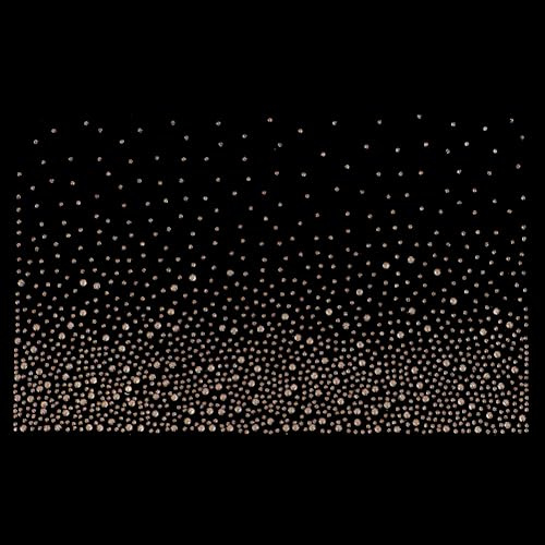 FINGERINSPIRE 8 Sheet Glitter Rhinestone Iron on Transfers Cornsilk Rhinestones Hotfix Appliques Crystal Rhinestone Decals Hot Melt Sparkle Flat Round Rhinestones Patches for Clothing Embellishment