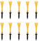 MagiDeal : 10 83mm Gummi Golf Professional tees, Gelb