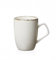 Ritzenhoff & Breker Kaffeebecher Casa, 380 ml, Henkelbecher im Vintage-Look, Mix & Match-Geschirr, Spülmaschinenfest & Mikrowellengeeignet, Porzellan, Creme