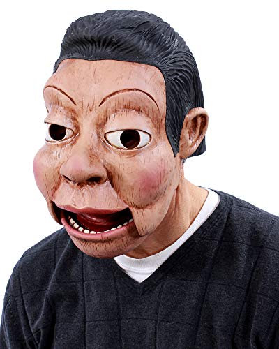 Zagone Studios Maschera originale per bambole, in lattice con pino mobile, accessorio per costume di carnevale, Halloween e feste a tema