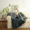 Decke Sofa Flauschig, Sofadecke, Weiche & Warme Home Kuscheldecke, Couchdecke, Überwurfdecke, Bettüberwurf Wohndecke für Zuhause, Büro (Khaki, 150 x 190 cm)