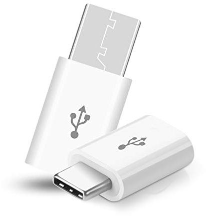 Adaptateur Micro USB vers Type C pour Enceinte Bose SoundLink Color II Convertisseur Blanc