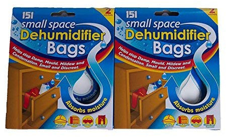 2 X 4 Small Space Dehumidifier Bags/2 Packs of 2