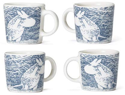 Arabia Moomin Mini Mugs Snow Blizzard Décoration Sapin de Noël Hiver 2020