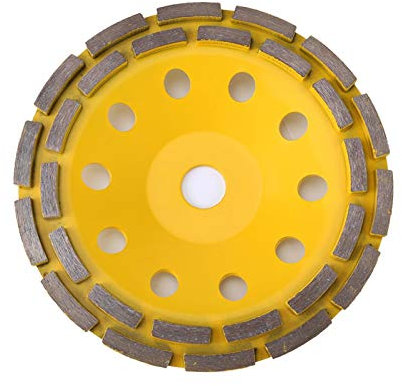 Disco Abrasivo Diamantato 115/125/180 mm, Mola a Doppia per Calcestruzzo Tagliato, Mola a Tazza Diamantata, Smerigliatrice Angolare(180mm)