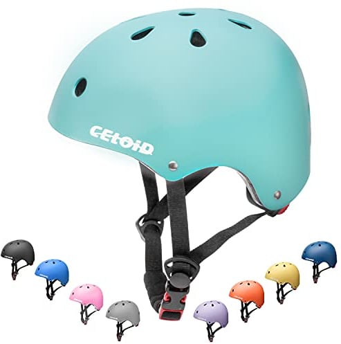 CELOID Kids Bike Helmet,Toddler Skateboard Helmets for Age 5-8-12-10-14-16 Years Boys & Girls,Adjustable Multi-Sport Bicycle Skateboarding Roller Inline Skating Scooter Rollerblade Cyling Helmet