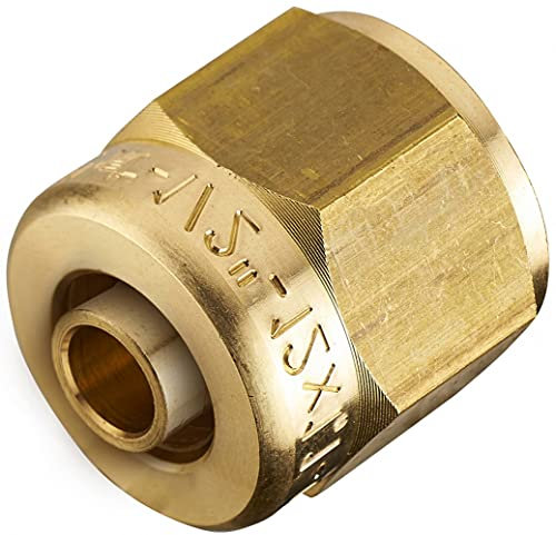 Raccord droit avec écrou libre à compression laiton F 20 x 27 pour tube en per