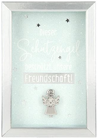 Depesche 11625-047 - Bilderrahmen mit Kompliment, kleiner Deko-Rahmen mit hübschem Spruch, ca. 8,4 x 5,8 x 1,9 cm, ideal als Geschenk oder kleine Aufmerksamkeit