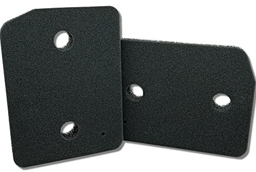 JUMA Filter for Miele Sponge Filter 9164761 Fine / Coarse 207 x 157 x 30 mm Heat Pump Dryer Filter Dryer Condenser Dryer Filter Foam Foam Base Filter Sponge Filter Mat (Set of 2)