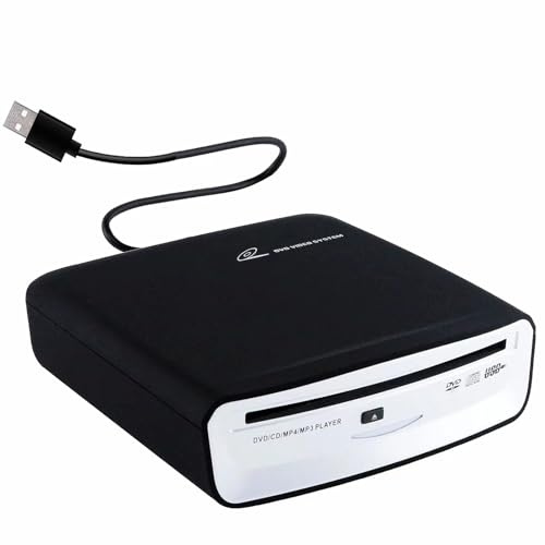 BDYING Universal External Car CD Player, USB Car CD Player, External USB CD Player for Car Android Navigation, Plug and Play (Android Version 4.4 and