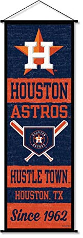 Houston Astros Banner and Scroll Sign