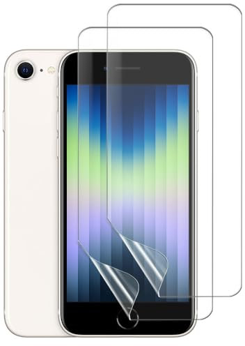 Stejnhge 【2 Pezzi】 Pellicola Protettiva in Idrogel per iPhone SE 2022 2020 / iPhone 8 / iPhone 7 (4.7), Protezione Schermo in TPU (trasparente, NON in vetro temperato)