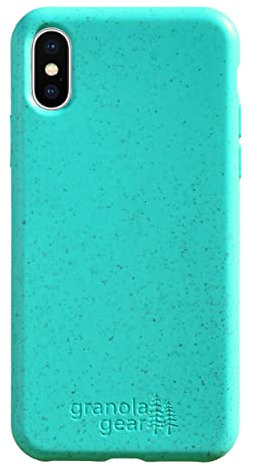 granola gear - Eco by GranolaGear - Eco-Friendly Phone Case for iPhone X or XS - Biodegradable, Compostable, Plastic-Free, Made from Plants - Sea Glass