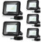 Joparri Projecteur LED Exterieur 10W 3000K Blanc Chaud 900LM, 5 Pack Spot LED Extérieur IP66 Imperméable, Eclairage Exterieur, Lampe Exterieur pour Terrasse Garage Jardin