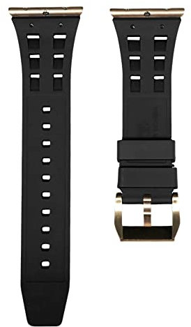 TSAR BOMBA TB8210A TB8210CF TB8211Q Fluorelastomer-Band Uhrenarmbänder, Original Ersatzarmband, Hochwertiges Fluorkautschuk