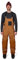 Flylow Baker Perm Bib Herren Ski- und Snowboardhose, wasserdicht, atmungsaktiv, Kupfer, Größe XL