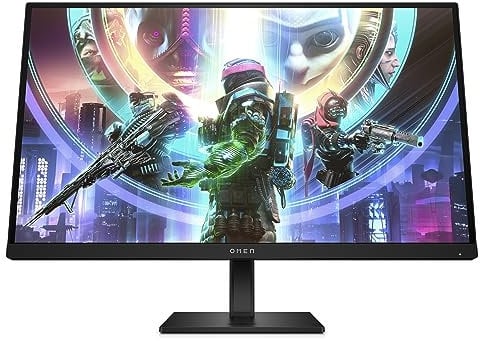 HP OMEN 27qs Écran Gaming 27 240Hz 1ms QHD (2560 x 1440 Pixels, 16:9, Antireflet, Hauteur réglable, HDR, AMD Freesync Premium, Haut-parleurs intégrés)
