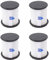 TREETDOBV Lot de 4 Filtres de Rechange pour Aspirateur Robot, Filtres en Maille pour Aspirateur INSE S6T S6P Pro N5S, Pièces pour Aspirateurs Robots, Aspirateurs Balais sans Fil