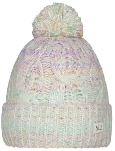 Barts Damen Strickmütze Mallan Wintermütze mit Bommel 1759 Cream 10