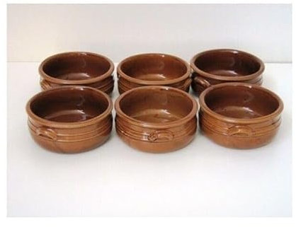 mille idee 12 Tegamini in terracotta tegami tegame gnocchi pasta al forno casa ristorante D.15cm 5h