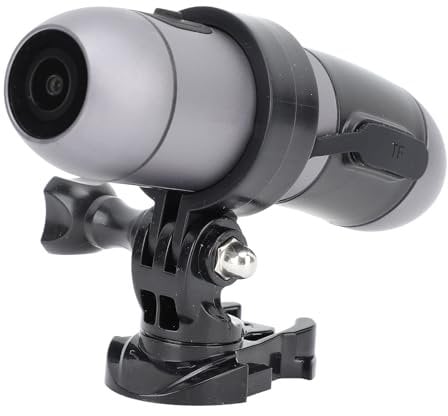 Bike Motorcycle Helmet Camera, Dual 2K 170° Wide Angle Lenses, 2160 X 1440 HD Wi-Fi Front and Back Camera, IP66 Waterproof, Loop Recording, 1600mAh Battery