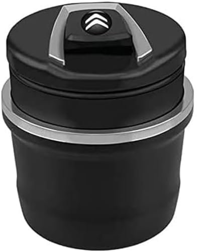 Auto Tragbar Aschenbecher mit Deckel für Citroen C2 C3 C4 Saxo Easy Clean Abnehmbarer Rauchfrei Selbstverlöschender Aschenbecher