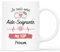 Cadeau Plus Mug Personnalisé Prénom - Je Suis Une Aide-Soignante Au Top - Idée Pour Collègue De Travail