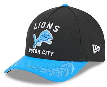 New Era NFL Draft Detroit Lions Cap Basecap Baseballcap Curved Brim Damen/Herren/Snapback - Snapback, mit Schirm Frühling-Sommer Herbst-Winter Frühjahr Sommer Herbst