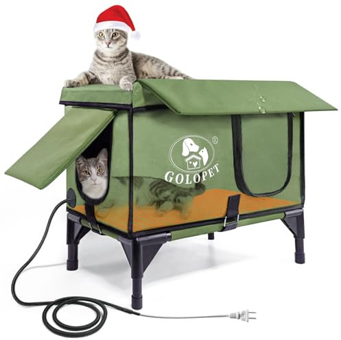 GOLOPET Cat Heating House Small