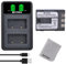 Batmax NB-2L Battery and Battery Charger Set for Canon NB-2L NB-2LH HF R10, PowerShot G7 G9 S30 S40 S45 S50 S60 S70 S80 EOS 350D 400D HV30 HV40 DC300 HG10 IXDVY M3 DV55 DV3 FV M20 M30 M100 M200 M500