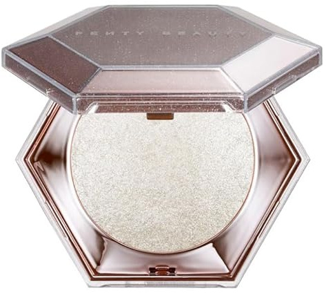 Fenty Beauty Original by Rihanna | Diamond BOMB | All-Over Diamond Veil - Illuminatore in polvere per viso e corpo | 8 g / 0,28 OZ. | VEGANO | by BELLA | (01 HOW MANY CARASTS, 8 g (confezione da 1))