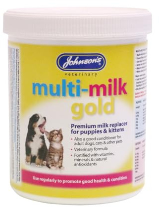 JOHNSONS MULTI MILK GOLD PREMIUM PET PUPPY KITTEN MILK REPLACEMENT 250G