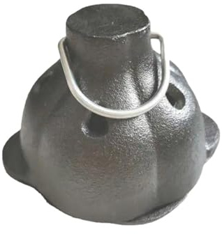 LAIOUSN Smoker Box Cast Iron Multipurpose Garlic Roaster For Grilling Oven Cooking Vegetable Meat Smokings Accessory Cast Iron Smoker Box