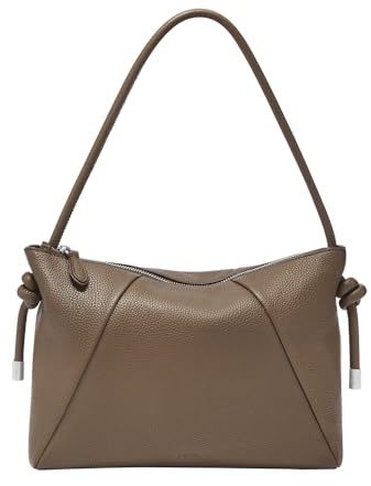Fossil Willa Damen Graue Leder Tasche, ZB11119793