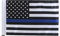 e-most Universal Ersatz Motorrad Flagge Ärmeln 15,2 x 22,9 cm American/USA Flagge, Thin Blue Line, 6x9