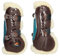 eQuick Gamaschen Modell eShock mit Clickverschluss, Fellgamaschen, braun, Groesse L