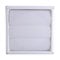 Bianco griglia di aerazione, plastica griglia aerazione di 3 alette da parete griglia di ventilazione con zanzariera/net, 20 * 20cm