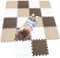 MQIAOHAM® 18 Stücke Baby puzzelmatten für Babys spielmatte Kinder puzzlematte Teppich G301018-101106110