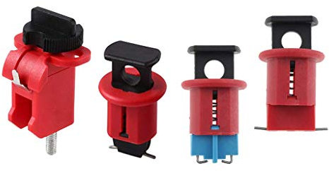 Tenlacum Miniatur-Leitungsschutzschalter Lockout MCB Lockouts Sicherheitsvorrichtung, sperrt praktisch alle Mini-ISO/DIN-Leitungsschutzschalter universell aus.