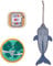 LÄSSIG Anhänger und Patches Set (3 Stk.) mit Druckknopf/School Patches Set Planet