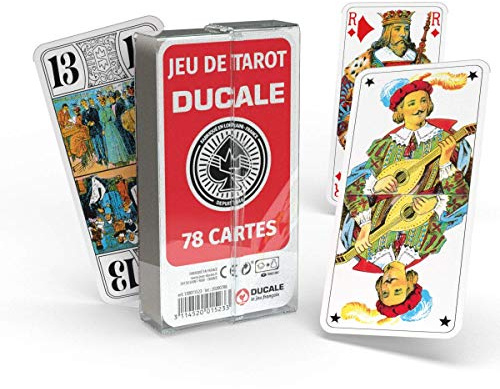Ducale, Le jeu Français Tarotspiel, 78 Karten, ab 6 Jahren, Kunststoffbox, Mehrfarbig