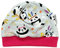Kleine Könige Mütze Baby Mädchen Beanie · Modell Boho Panda hellgrau, pink · Ökotex 100 Zertifiziert · Größe 62/68