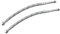 AERZETIX - C51112 - Satz von 2 Flexible verschraubung weiblich 3/8'' - männlich M10 küchenbecken monoblock - länge 300mm - flexible verbindung für mischbatterien - flexibel schlauchleitungen sanitär
