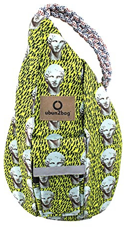 ubun2bag sling bag Rucksack für Damen und Herren Anti Theft RFID Schutz für Krypto Wallet - Wasserfest - Crossbody Sling Shoulder Bag Daypack (Büste)