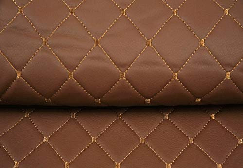 Yimihua Kunstleder Polster Kunstleder Premium Meterware Bezugsstoff Textil Lederimitat Für Leder Sofa Möbel Autositze Lederstoff Möbelstoff Breite 138cm 1Stück=100cm(Länge)
