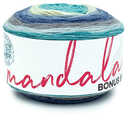 Lion Brand Yarn, Mandala Bonus Bundle-Garn,Garn zum Stricken, Häkeln und Basteln, 1 Knäuel, Babar