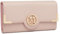 Miss Lulu Portefeuille Porte Monnaie Femmes Longue Fermeture Éclair Poche pour Téléphone Carte Simili Cuir avec Métal Boucle