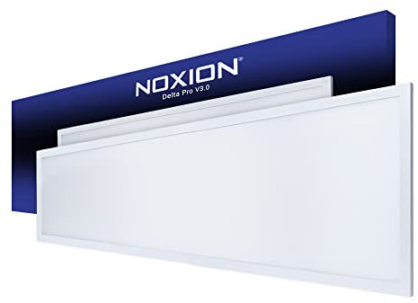 Noxion LED Panel Delta Pro V3.0 30W 4070lm - 840 Kaltweiß | 120x30cm - UGR <19 - Xitanium Treiber - Ersatz für 2x36W