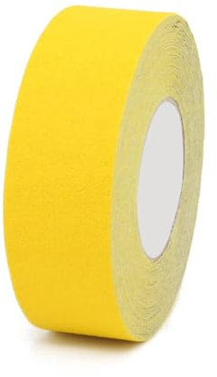 notlok Safety Work - Antirutsch Klebeband [ 18M x 5cm ] Gelb | Griptape für den Innen- und Außenbereich | Grip Tape, Anti Rutsch Streifen, Antirutschstreifen Treppe, Treppenstufen Antirutsch
