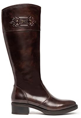 Nero Giardini I205780D Stivali Donna in Pelle - Testa di Moro 36 EU